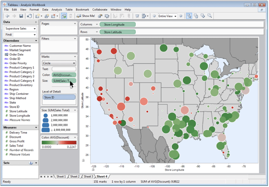 screenshot of re-encoding from from Tableau