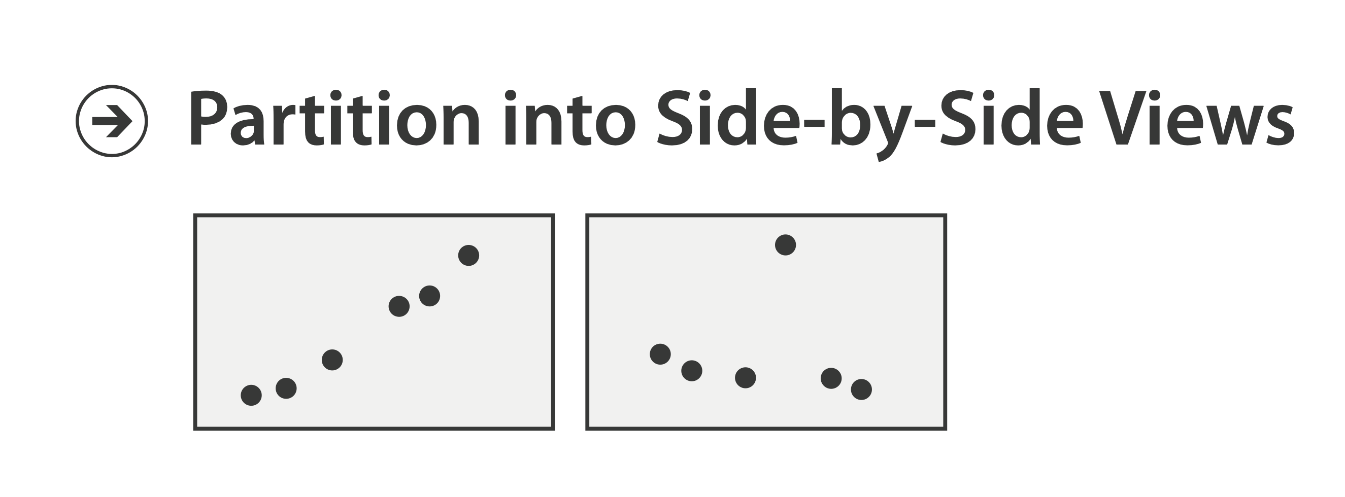 partition into side-by-side views